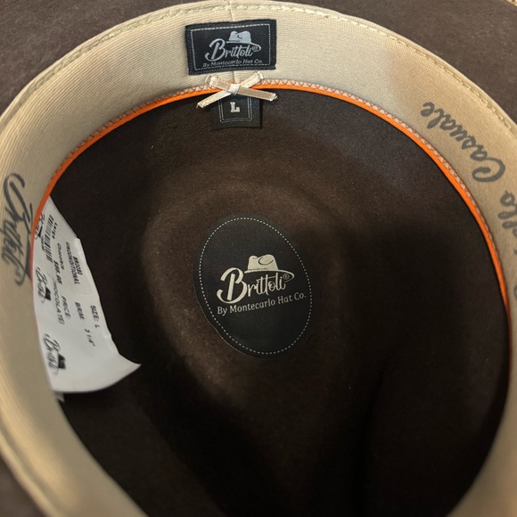 Elegant Brown Fedora Hat with Feather Accent - Picture 6 of 8